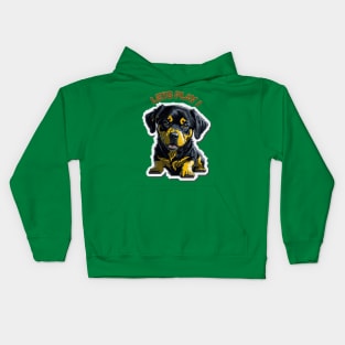 CUTE PUPPY LETS PLAY Kids Hoodie